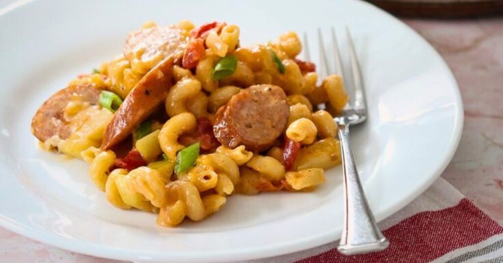 3. Chicken and Apple Sausage Pasta