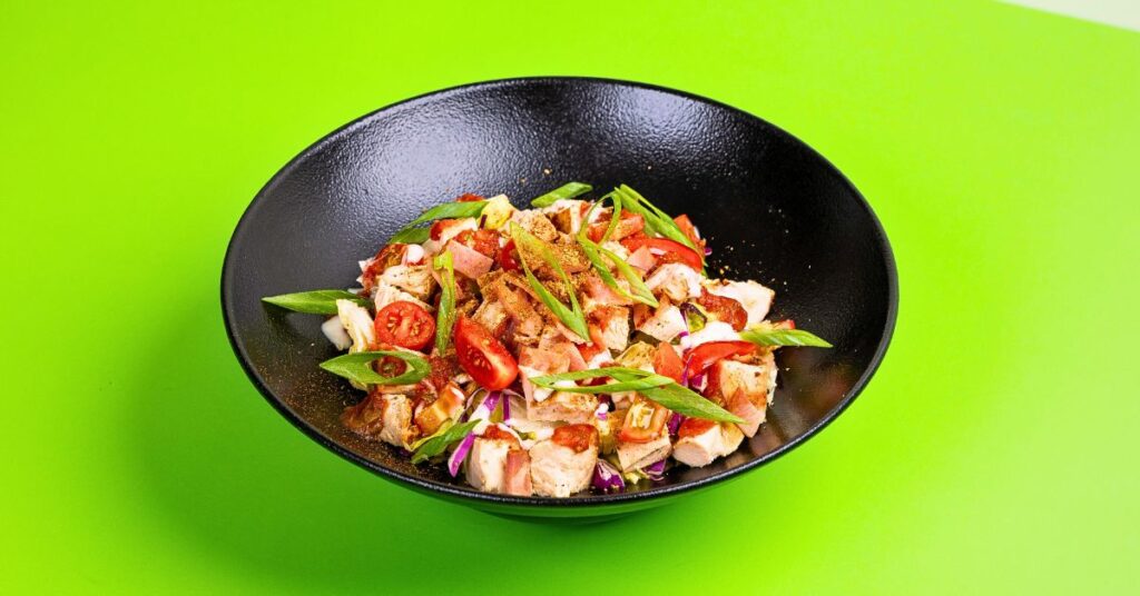 4. Chicken and Apple Sausage Salad